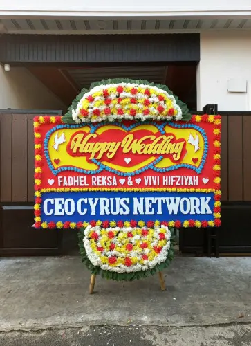 Papan Bunga Pernikahan mangkubumen